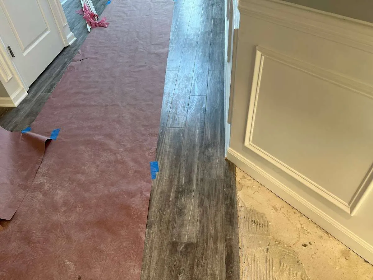 Completed marble shower restoration in Phelps